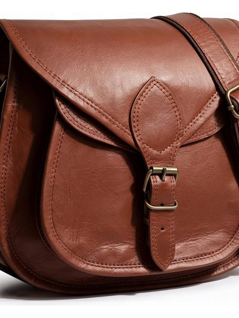 Leather Crossbody Satchel Bag Vintage Purses Handbags for Women